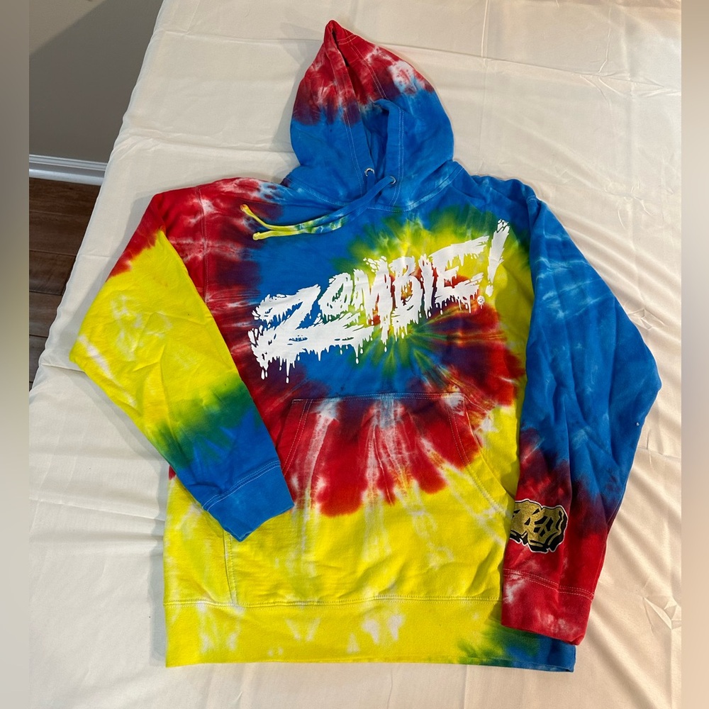 Flatbush zombies tie dye hoodie size small